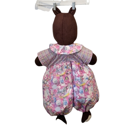 2/$20 𝅺Vintage handmade plush bear toy organizer 32” - Picture 4 of 10